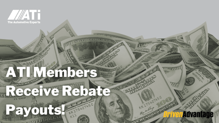 DrivenAdvantage Gives Rebate Payouts to ATI Members